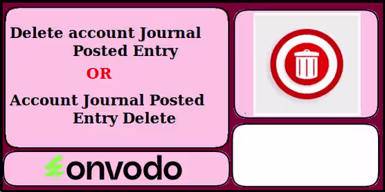 Delete Account Journal Posted Entry