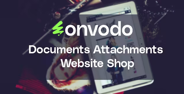 Documents Attachments on Website Shop