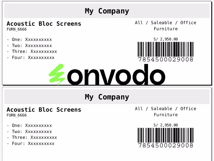 Dynamic Barcode All models | Easy product label builder