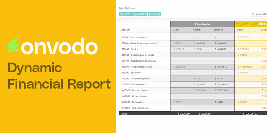 Dynamic Financial Report